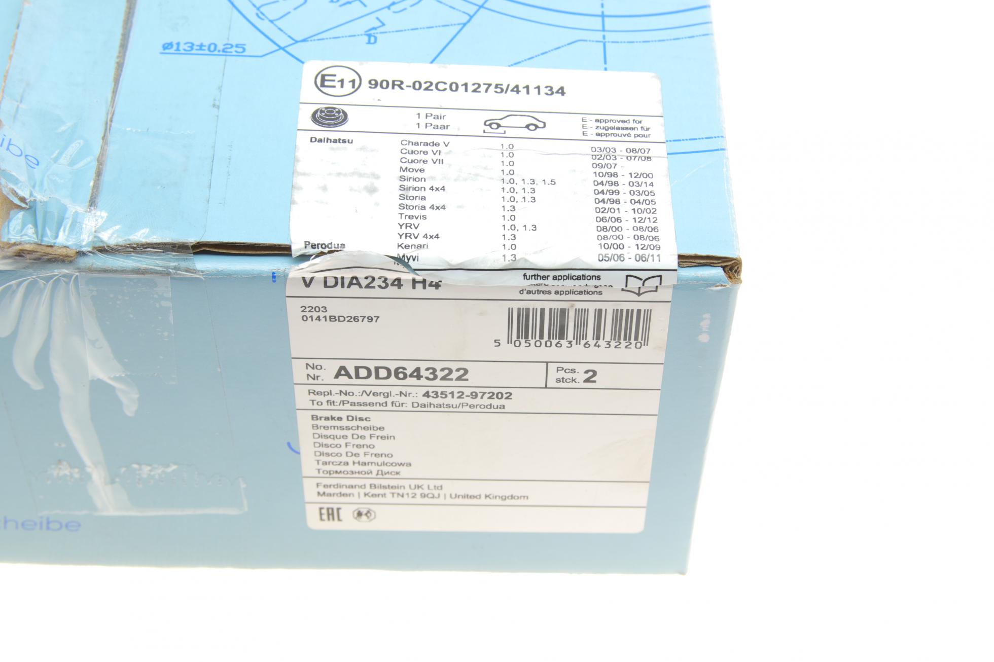 ADD64322 BLUE PRINT